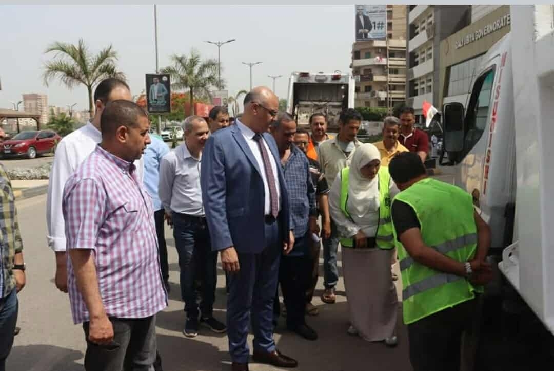 محافظ القليوبية يتفقد 70 معدة نظافة تم إصلاحها