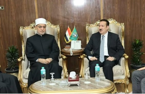 مفتي الجمهورية ومحافظ المنوفية يقدمان واجب العزاء لأسر ضحايا حادث الطريق الإقليمي