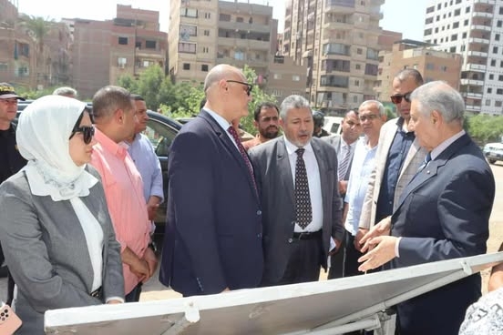 محافظ القليوبية والسفير الطايفي يتفقدان إنشاءات مكتبة مصر العامة بشبرا الخيمة