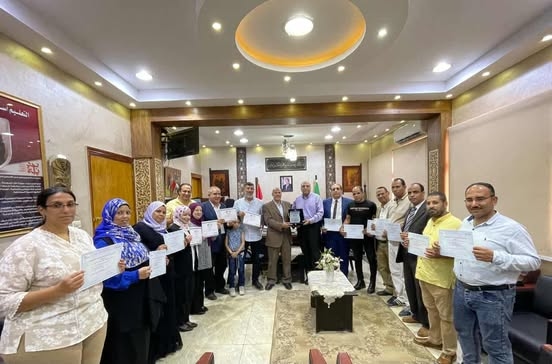 مدير تعليم القليوبية يُكريم معلمي اللغة الفرنسية المتميزين ويتابع تجهيزات مطبعة الامتحانات السرية