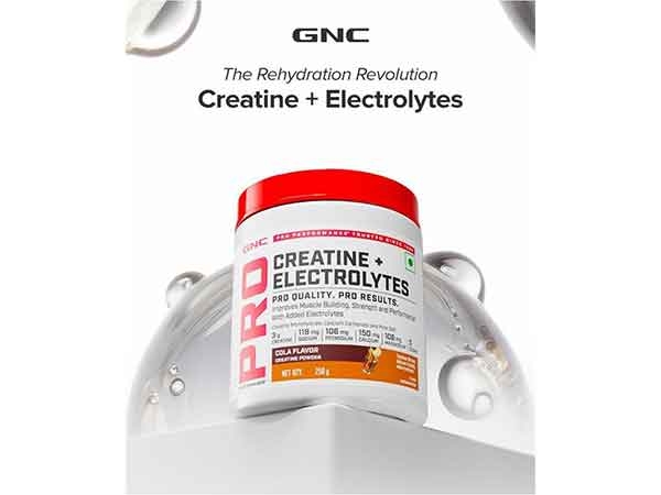 GNC India Launches Creatine + Electrolytes: A Revolutionary Hydration-Focused Performance Formula
