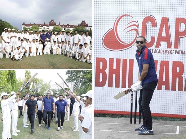 Yusuf Pathan Inaugurates the 36th Center of Cricket Academy of Pathans (CAP) in Bhilwara (Rajasthan)