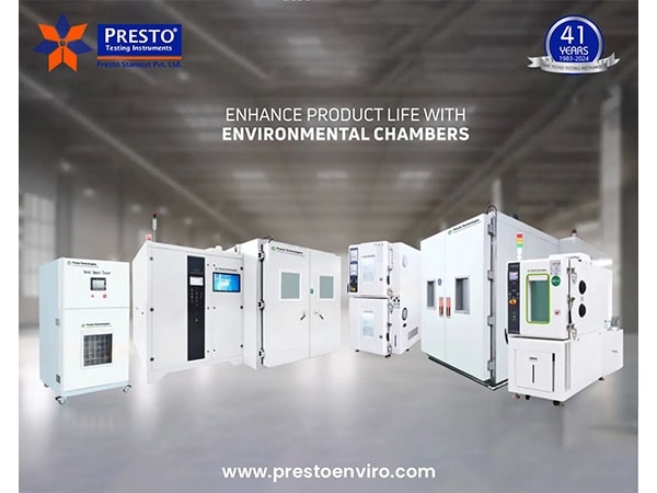 Presto Launches Advanced Environmental Chamber 99.2% Accuracy for Climate Testing