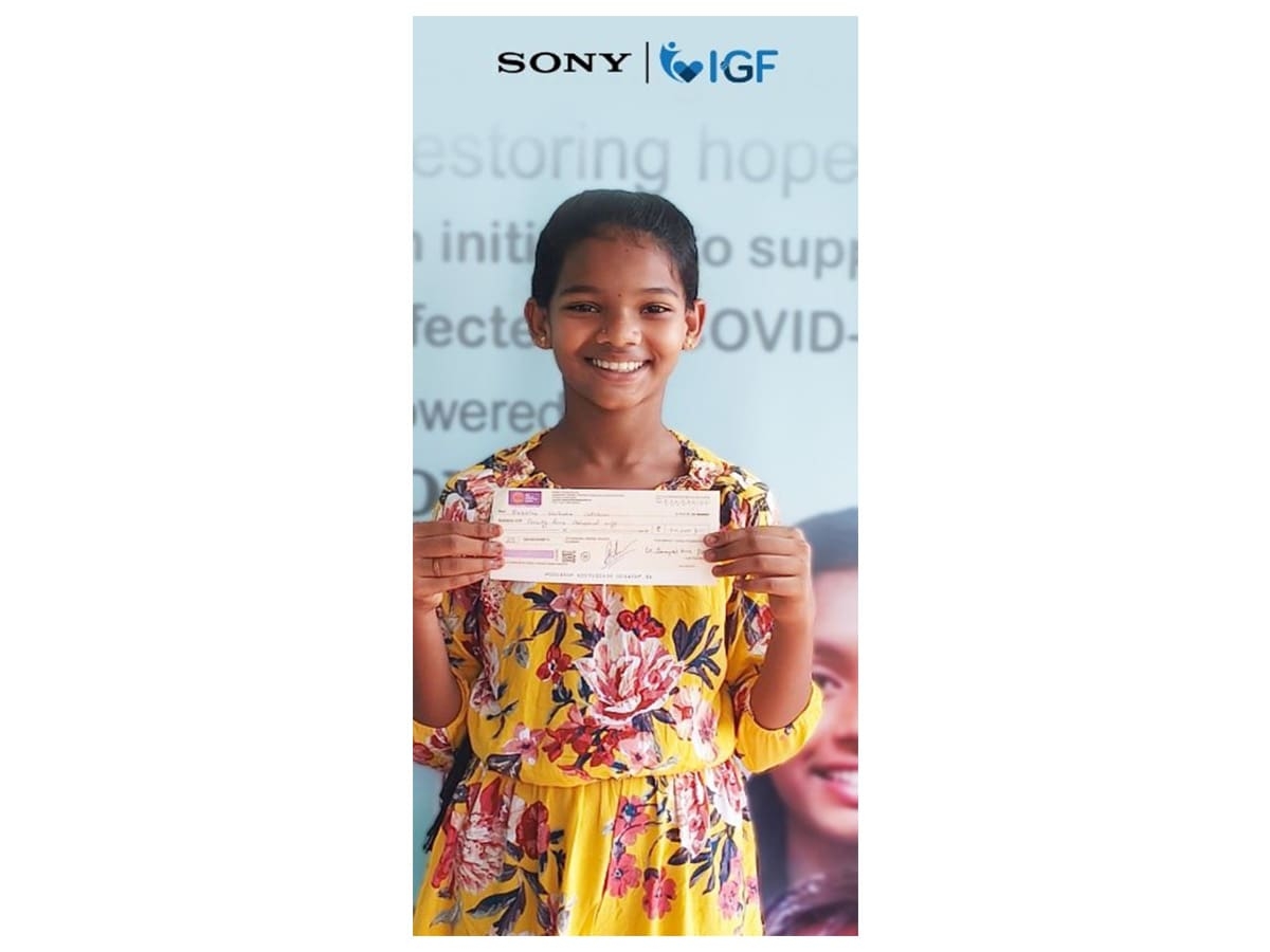 Sony India and IGF-India launch comprehensive scholarship and aid for children and families affected by the pandemic