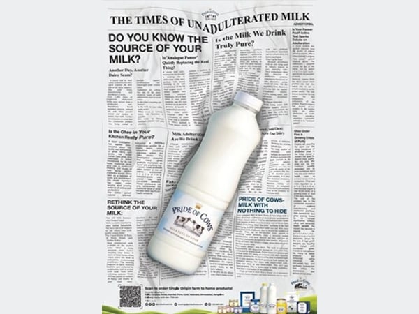 Pride of Cows' New Campaign Encourages Consumers to Ask: "What's the Source of Your Milk?"
