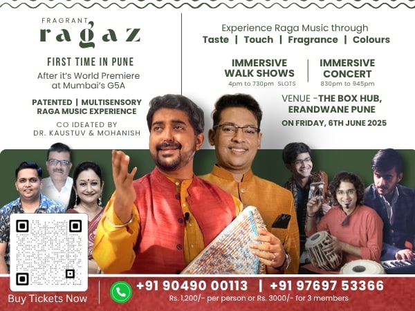 Fragrant Ragaz Set to Enchant Pune: A First-of-Its-Kind Multi-Sensory Raga Experience