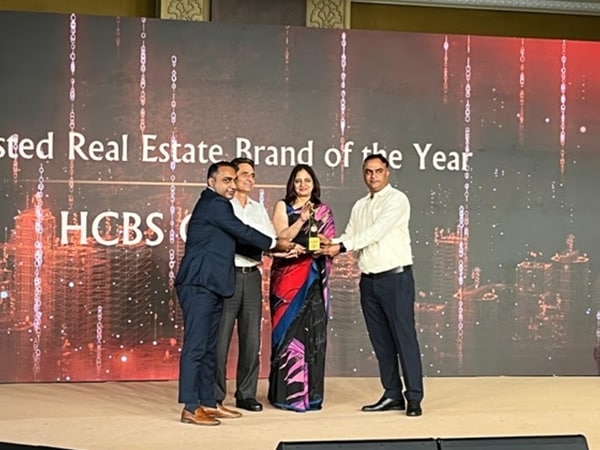 HCBS Developments Receives 'Most Trusted Real Estate Brand of the Year' at ET Now Realty Conclave & Awards-2025