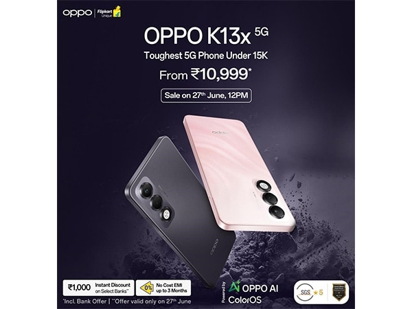 OPPO Launches K13x 5G - The Toughest and Most Durable Smartphone Starting at INR 10,999