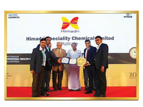 Himadri Speciality Chemical Ltd Honoured with the Golden Peacock Award for Occupational Health & Safety 2025