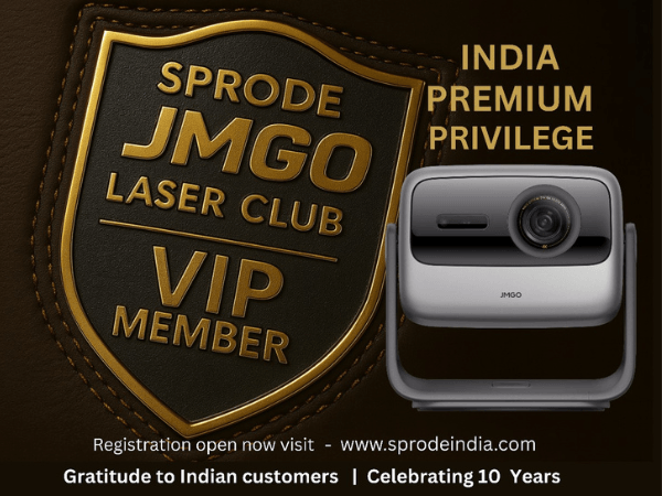 JMGO & SPRODE INDIA Celebrate 10 Years with VIP LASER Club Launch & India's BEST 4K 3-Laser Projector