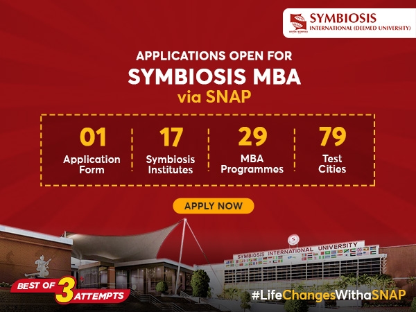 Symbiosis MBA Admissions Now Open via SNAP Test 2025