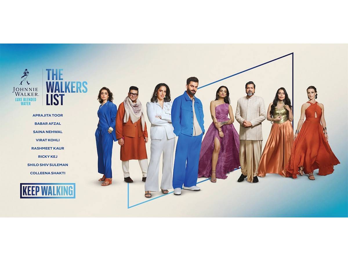 The Walkers List, a Cultural Platform Celebrating Collective Progress and Creative Experimentation, Unveiled by Johnnie Walker Luxe Blended Water