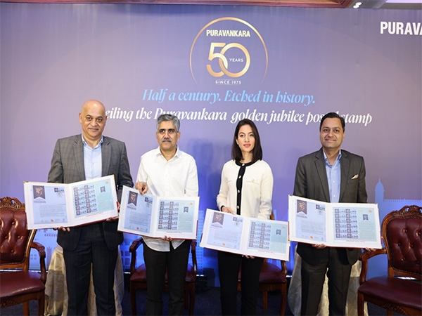 Puravankara Celebrates 50 Glorious Years with a Special 'My Stamp' Issued by India Post
