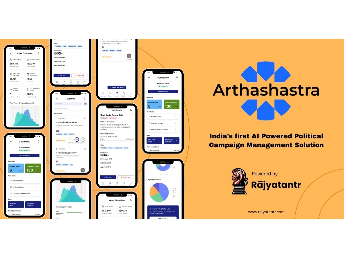 Rajyatantr Launches Arthashastra: India's First Fully Integrated AI Political Campaign Platform