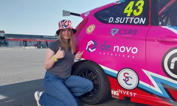 de Novo Solutions Sponsors Rising Formula 4 Star Daniella Sutton