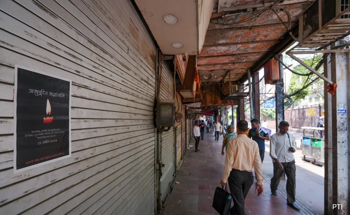"We Are United": Markets Shut Across Delhi To Protest Pahalgam Attack