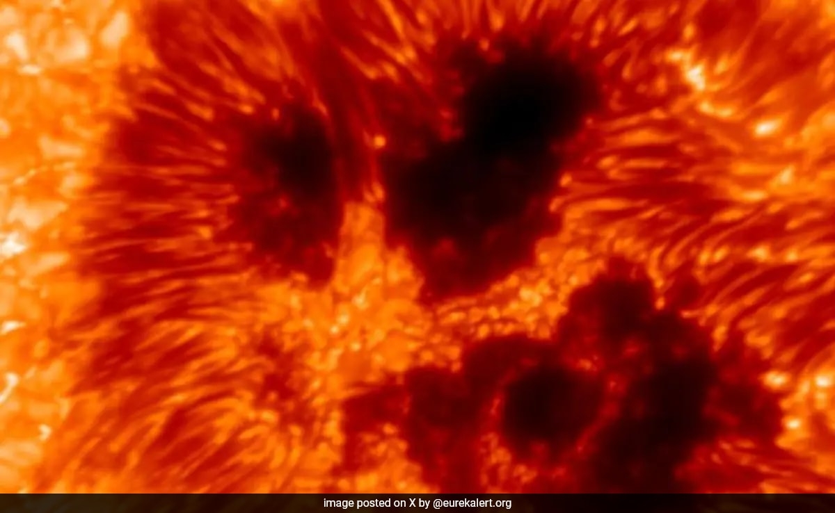 World's Largest Solar Telescope Captures Stunning Details Of Sun's Surface