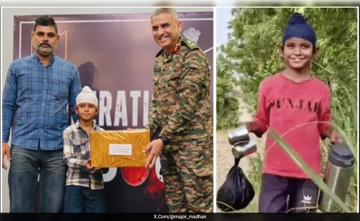 10-Year-Old Shravan Singh Honoured As Youngest Civil Warrior Of Operation Sindoor