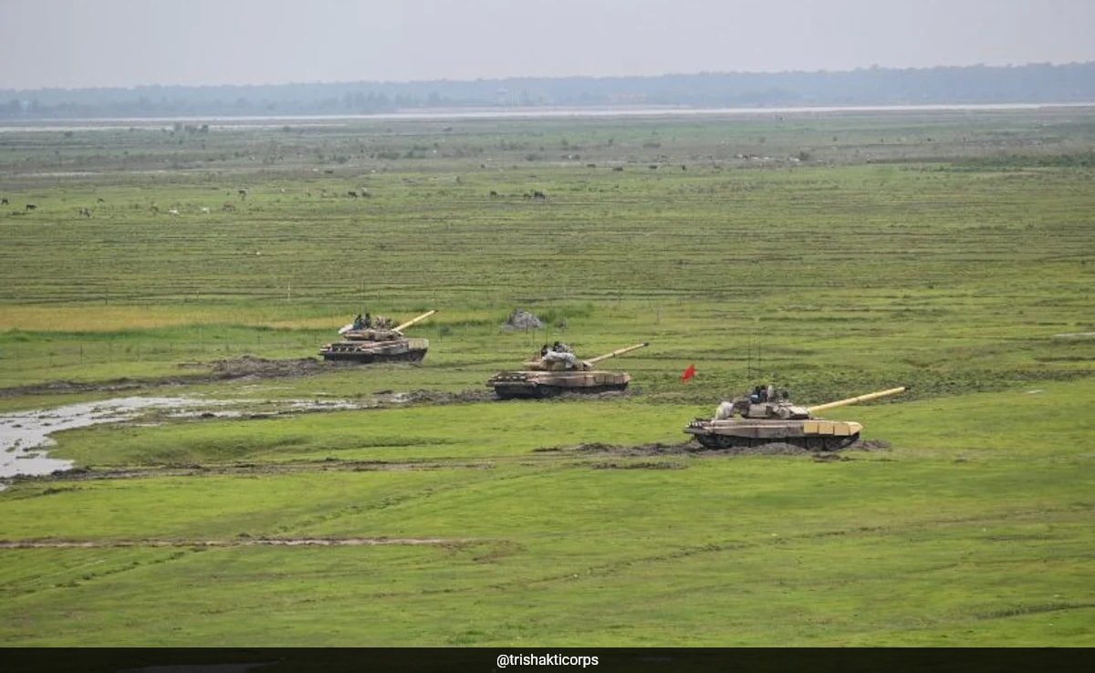 Video: Indian Army's Tanks, Mechanised Infantry Roll Out At Firing Range