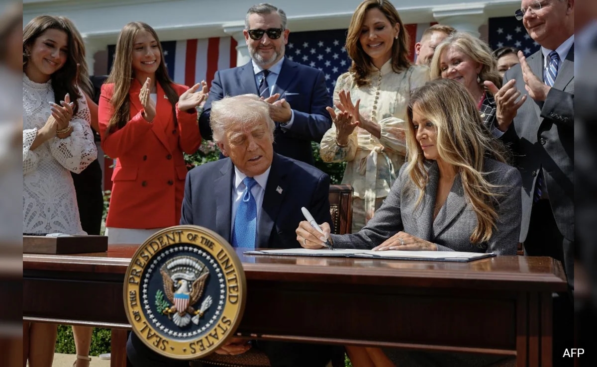 Trump Signs 'Take It Down', Act Criminalising Revenge Porn And Deepfakes
