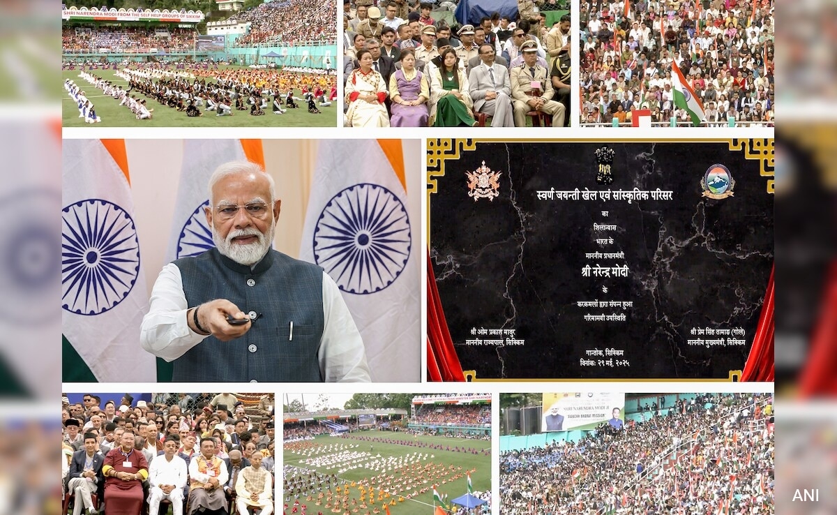 "Leading In Agriculture Development": PM Modi At Sikkim's 50th Statehood Day