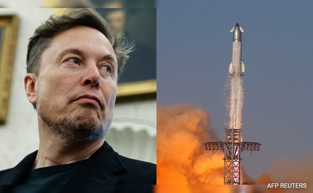 Elon Musk Reveals What Led To SpaceX Starship Crash Over Indian Ocean