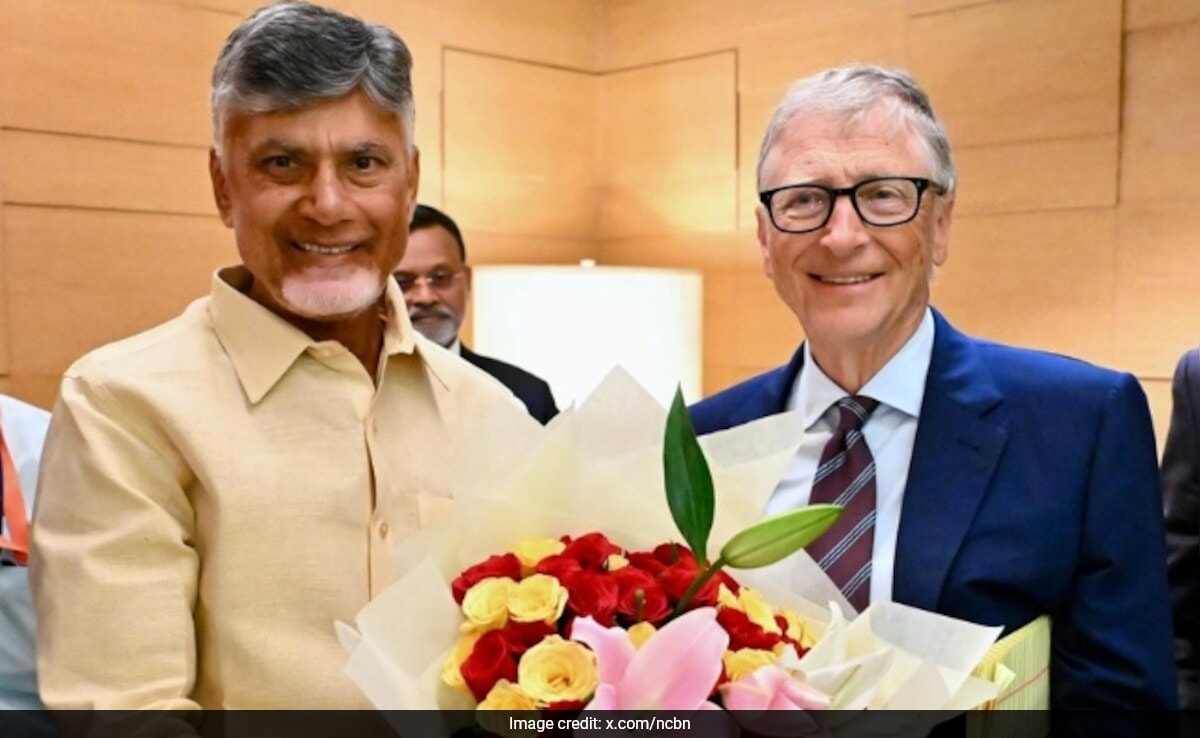 Exclusive: Chandrababu Naidu Says "Good Friend" Bill Gates Initially Refused To Meet Him