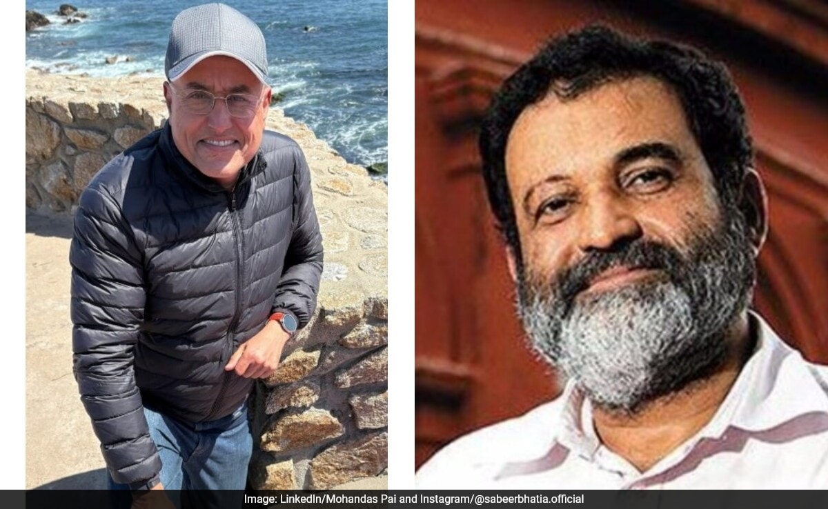 "Toxic And Hate Monger": Mohandas Pai Slams Hotmail's Sabeer Bhatia For His Remarks On India's GDP
