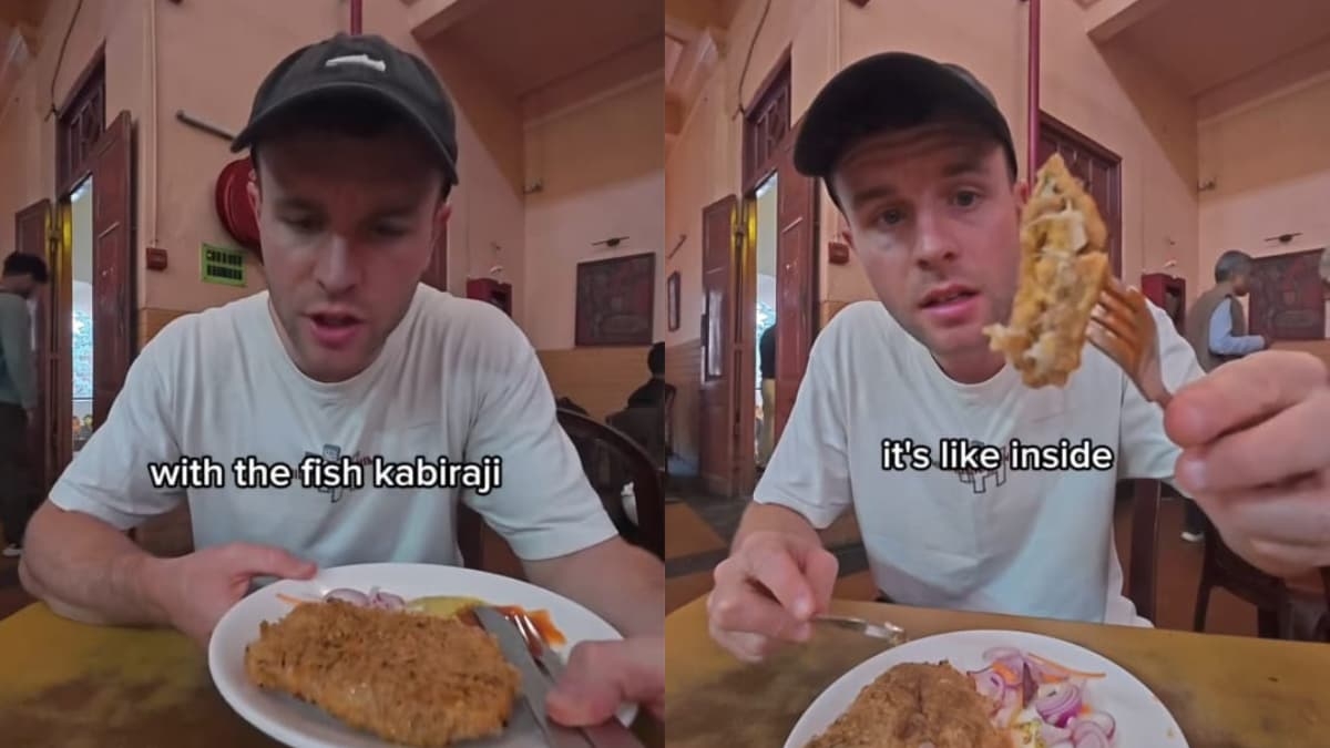 Watch: Scottish Vlogger Relishes Iconic Fish Kabiraji In Kolkata, Compares It To UK Dish