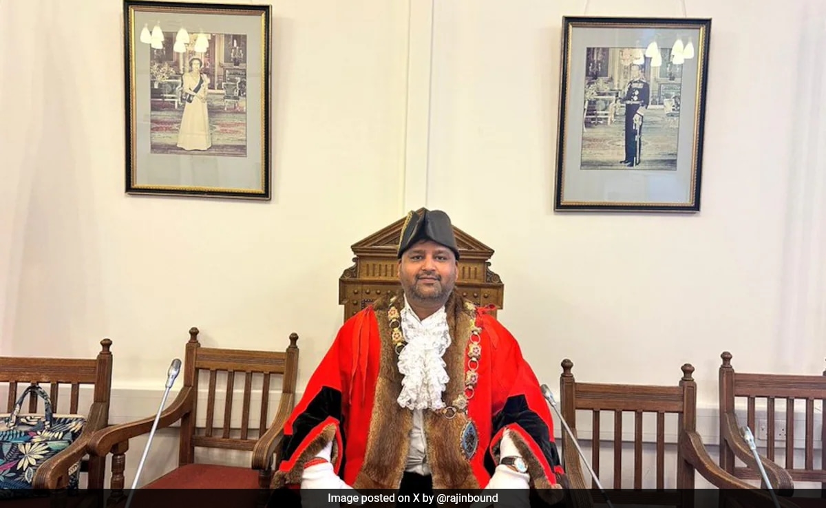 UP Farmer's Son, Raj Mishra, Elected Mayor Of Market Town In England