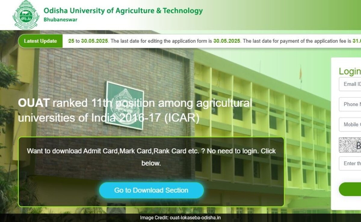 OUAT Admit Card 2025 Released, Check Steps To Download