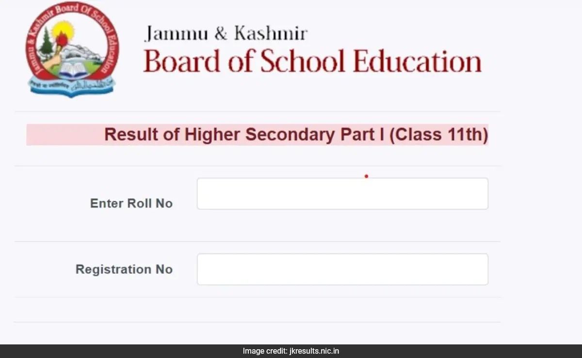 Jammu And Kashmir Board Class 11th Result 2025 Out, Check Direct Link Here