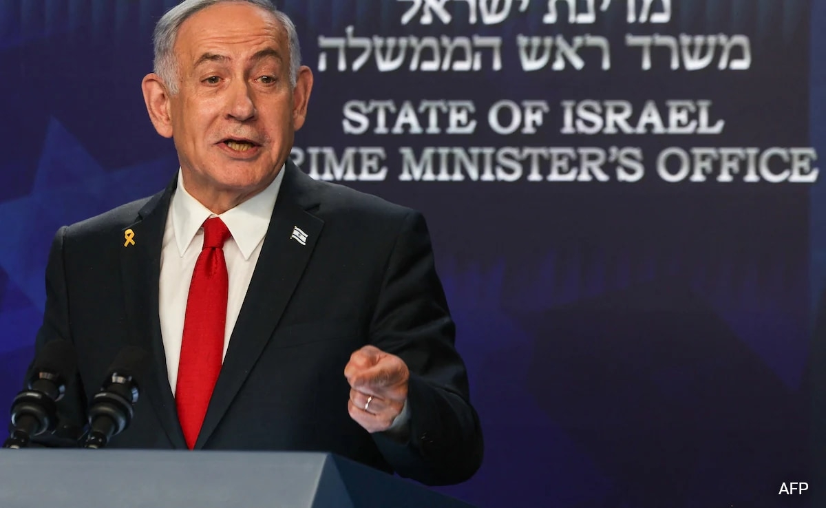 "Taking More Territory To Clear Hamas": Netanyahu On Gaza Offensive