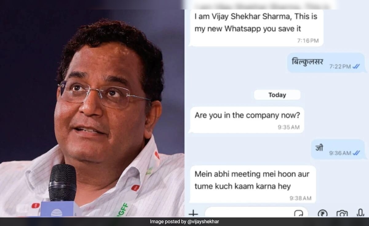 "Impersonating Myself To Me": Paytm CEO Shares Exchange With Scamster