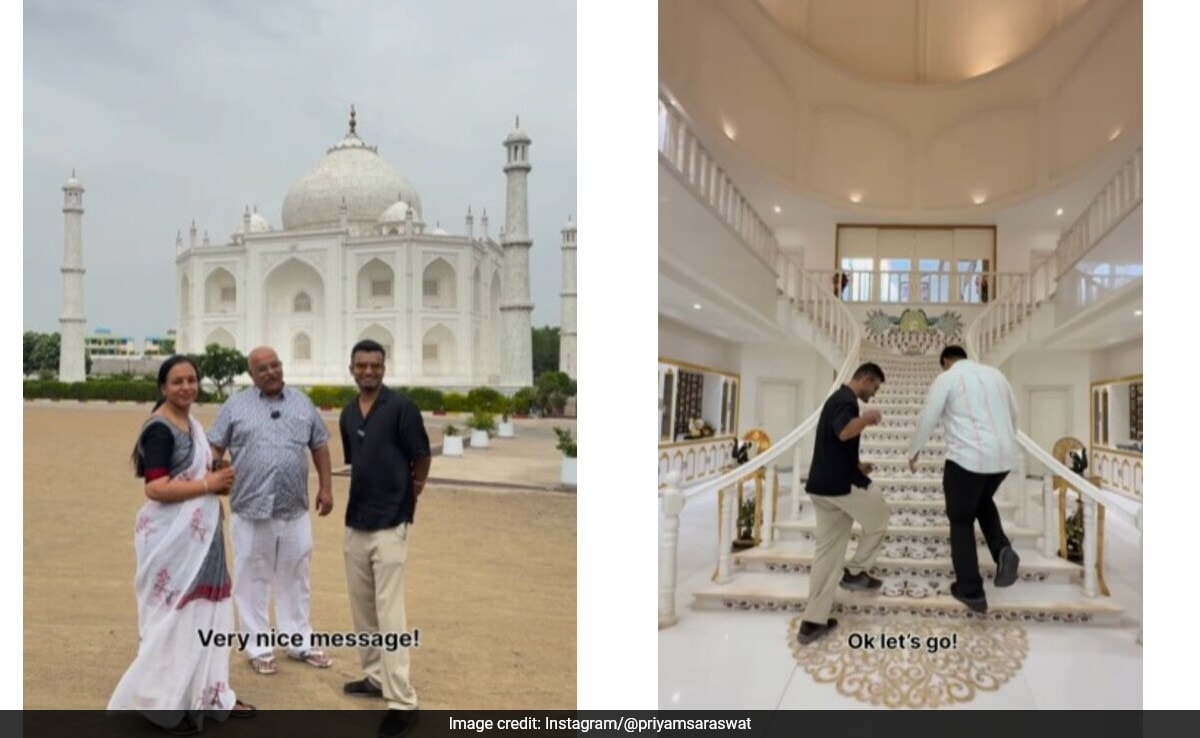 Video: Madhya Pradesh Businessman's Taj Mahal-Style House Leaves Internet Mesmerised