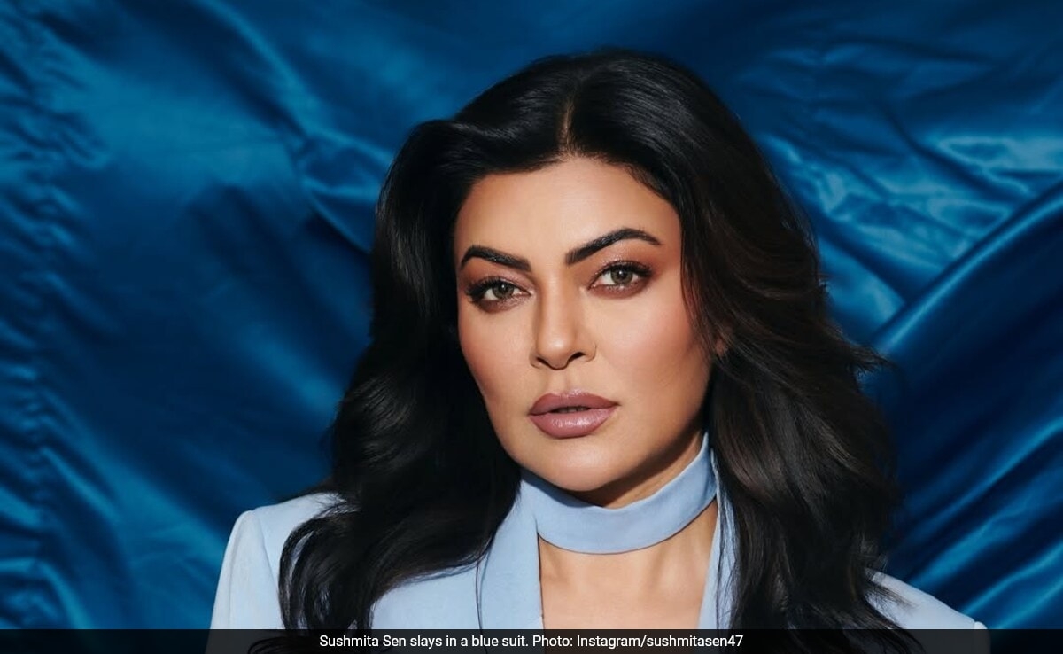 Sushmita Sen's 'Melting Ice Blue' Look Is a Power Style Moment Done Right