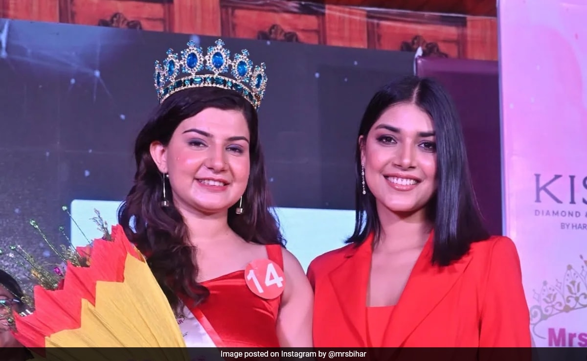 Mrs Bihar 2025 Is Aishwarya Raj, Wife Of BJP MLA Vishal Prashant