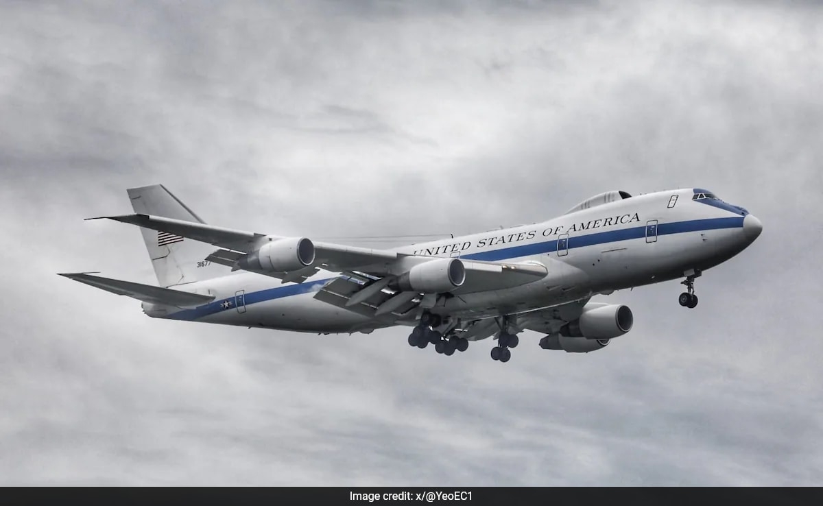 US "Doomsday Plane" That Can Withstand Nuclear Blast Lands In Washington As Trump Mulls Iran Strike
