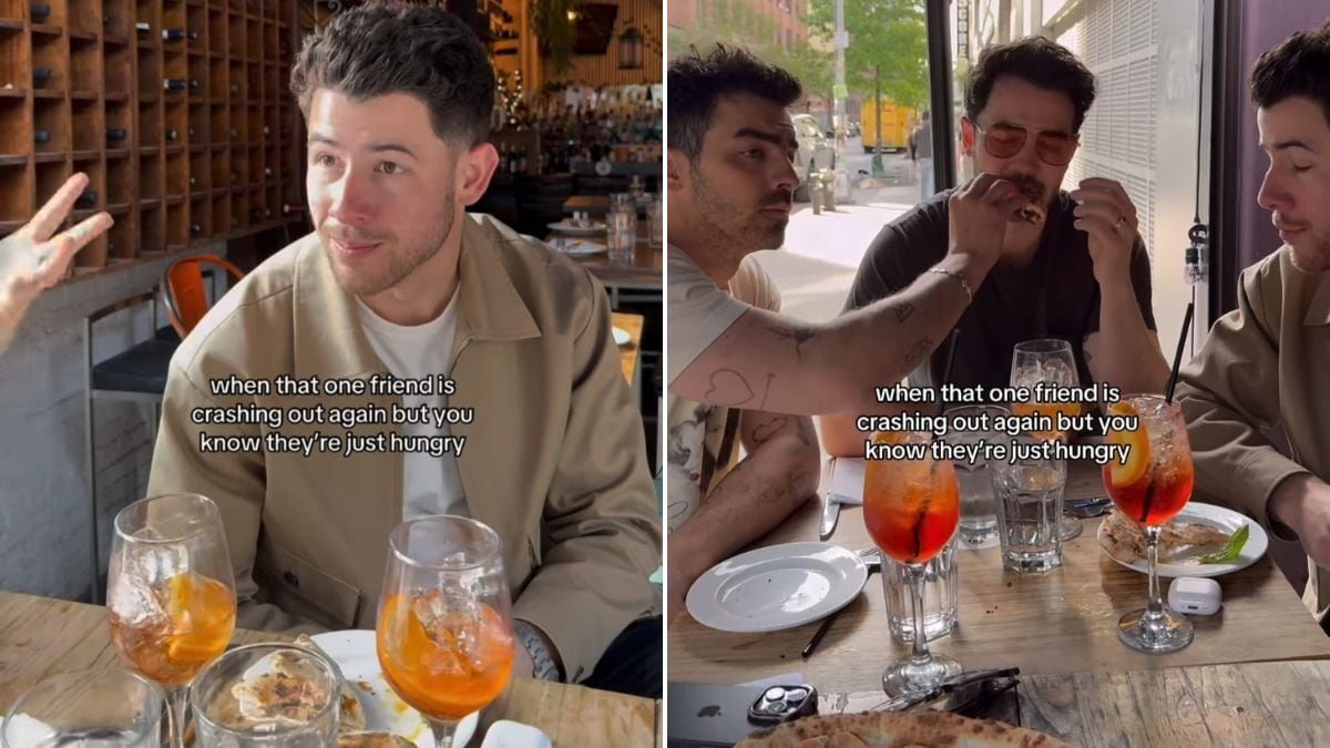 Watch: Jonas Brothers' Hilarious Foodie Moment Is Too Relatable To Miss