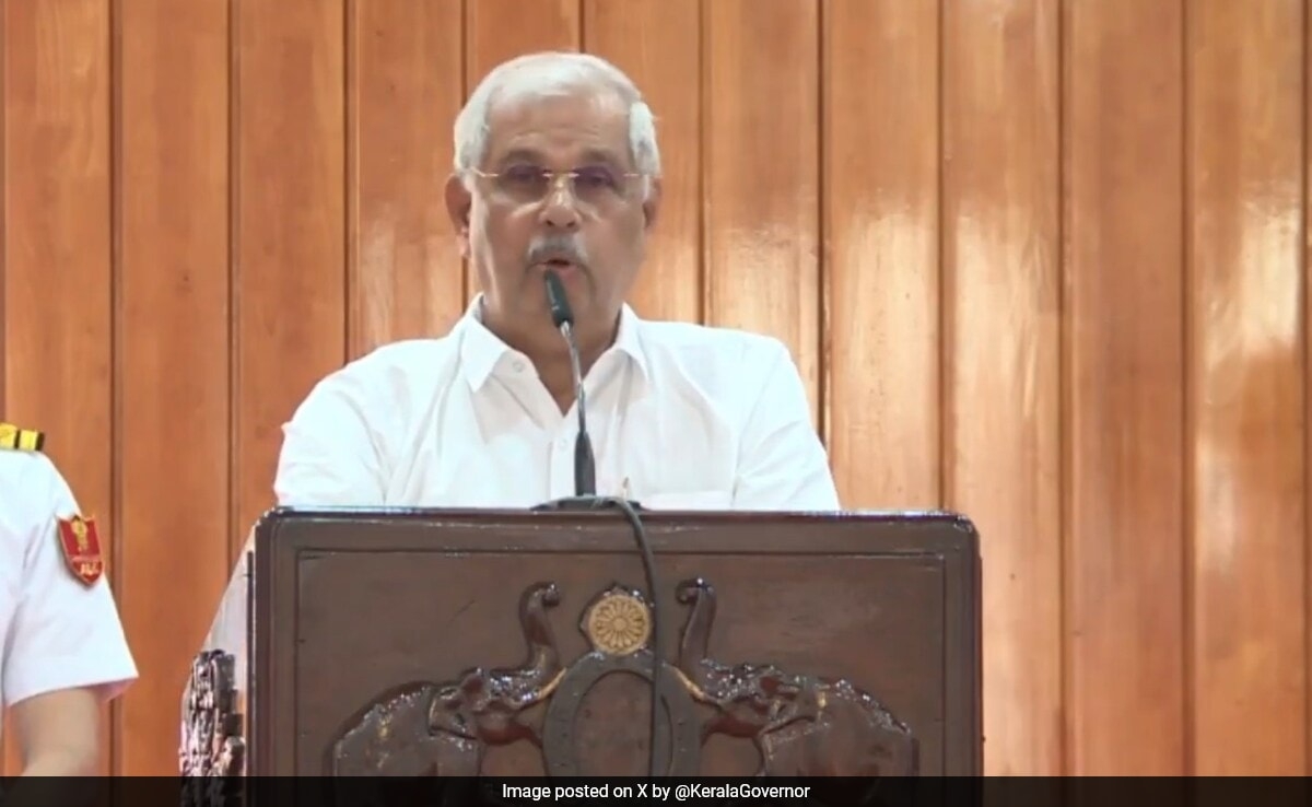 Bharat Mata Portrait At Kerala Raj Bhavan Sparks Row, Minister Skips Event