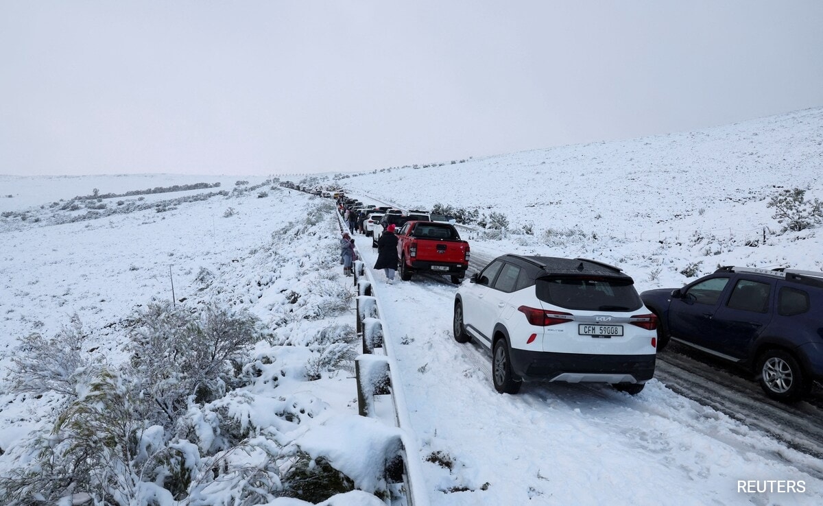 Severe Cold Front Brings Snow In South Africa