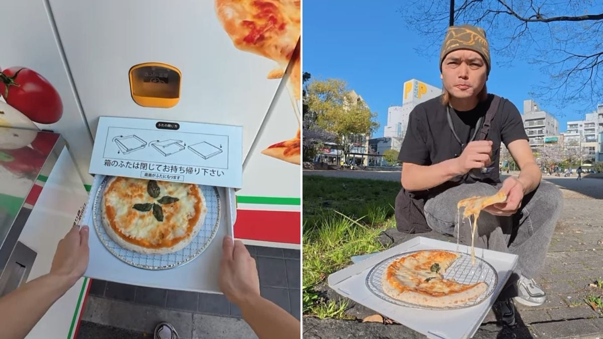 "Italians Are Crying Right Now," Internet Reacts To Pizza Vending Machine In Japan