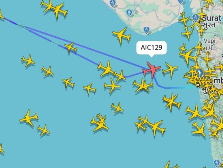 Air India Mumbai-London Flight Returns After 3 Hours In Air: Flightradar24