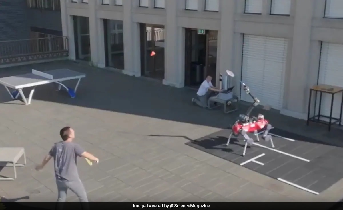 Watch: Swiss Researchers Develop AI-Powered Robot That Plays Badminton Against Humans