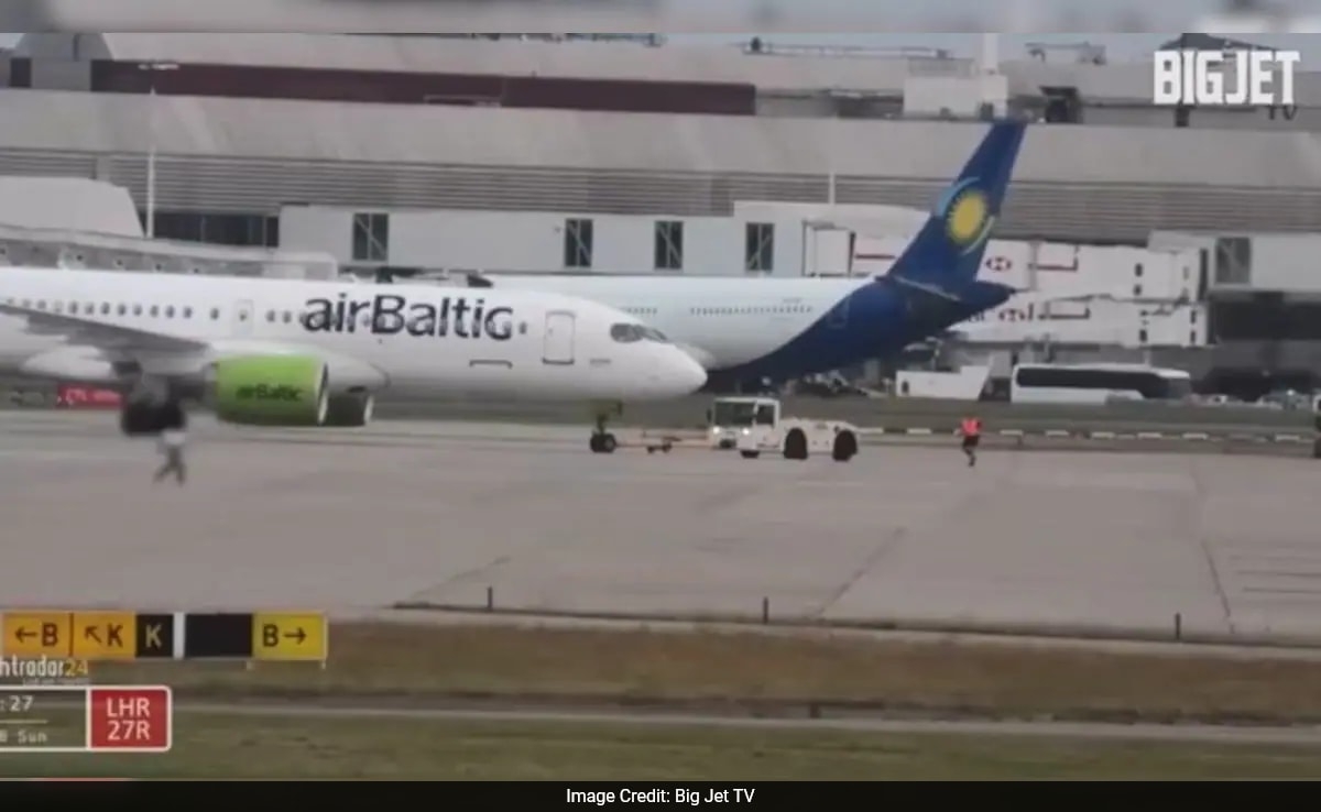 Watch: Man To Be Deported To India Breaks Free On Heathrow Runway