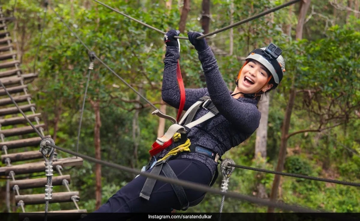 From Ziplining To Amusement Park Hopping, Explore Gold Coast Like Sara Tendulkar