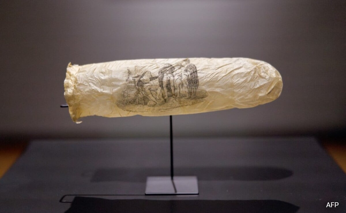 19th Century Condom, With Erotic Image, On Display At Dutch Museum