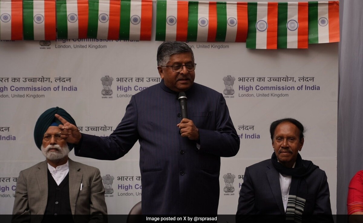 Pakistan Is Not A "Democratic Country": Ravi Shankar Prasad In UK