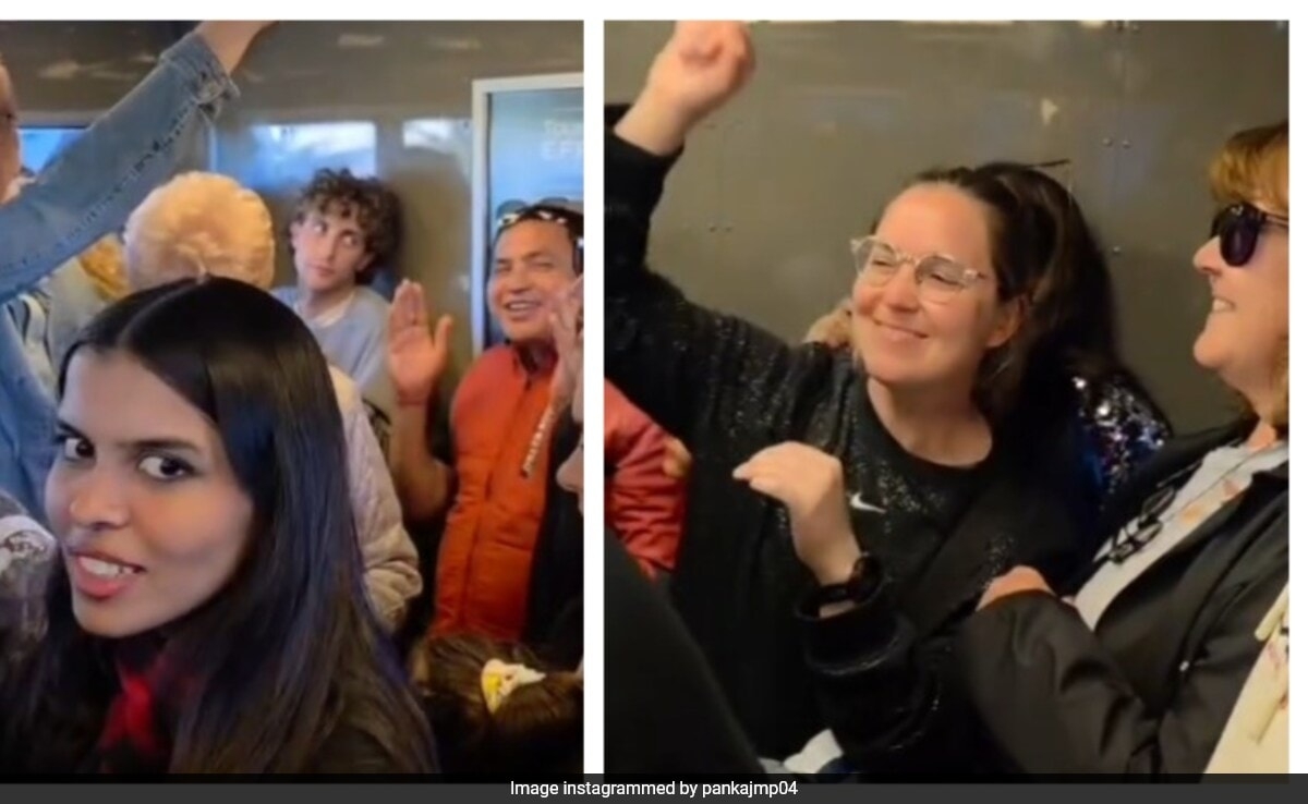 Watch: Indian Tourists Break Into Impromptu Song At Eiffel Tower, Internet Reacts