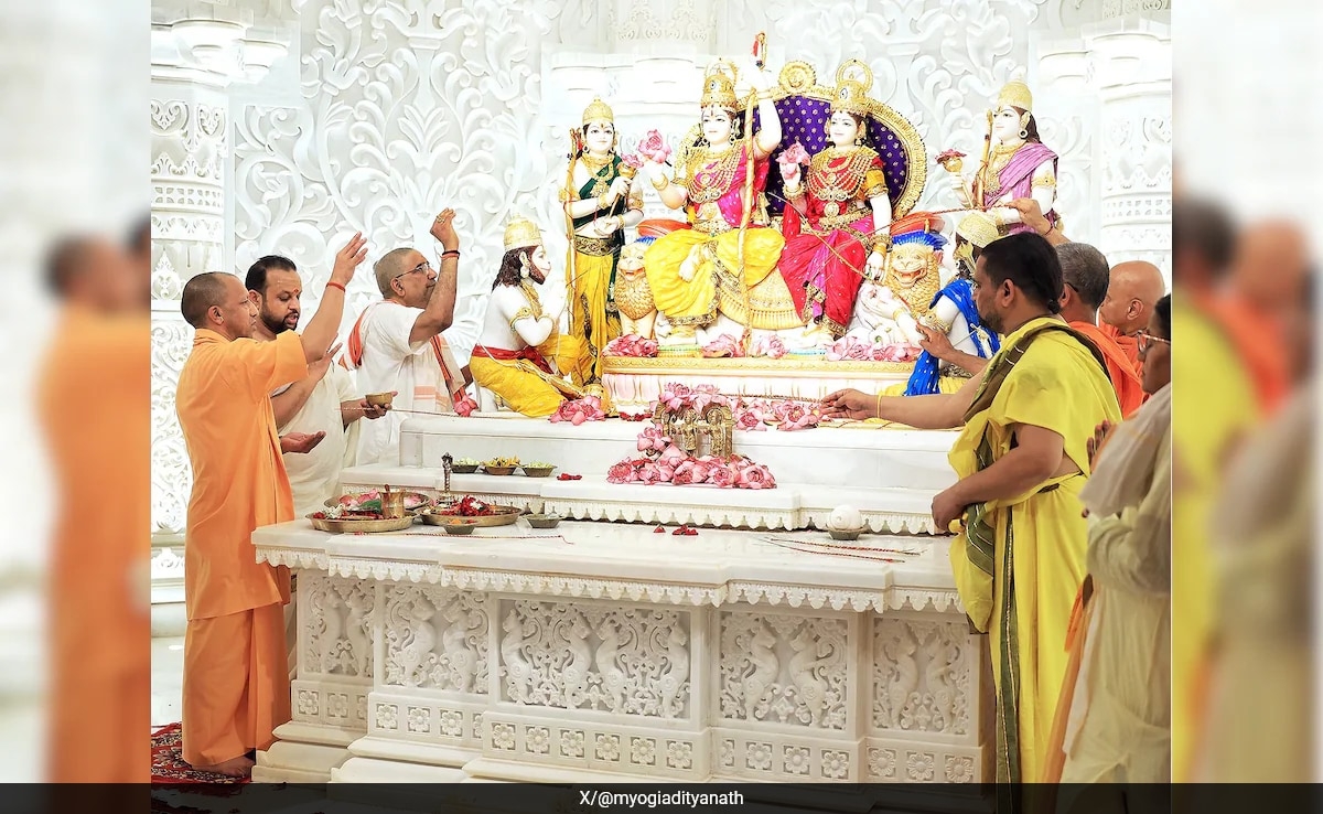 Key Ceremony At Ayodhya Ram Temple Concludes, Yogi Adityanath Attends